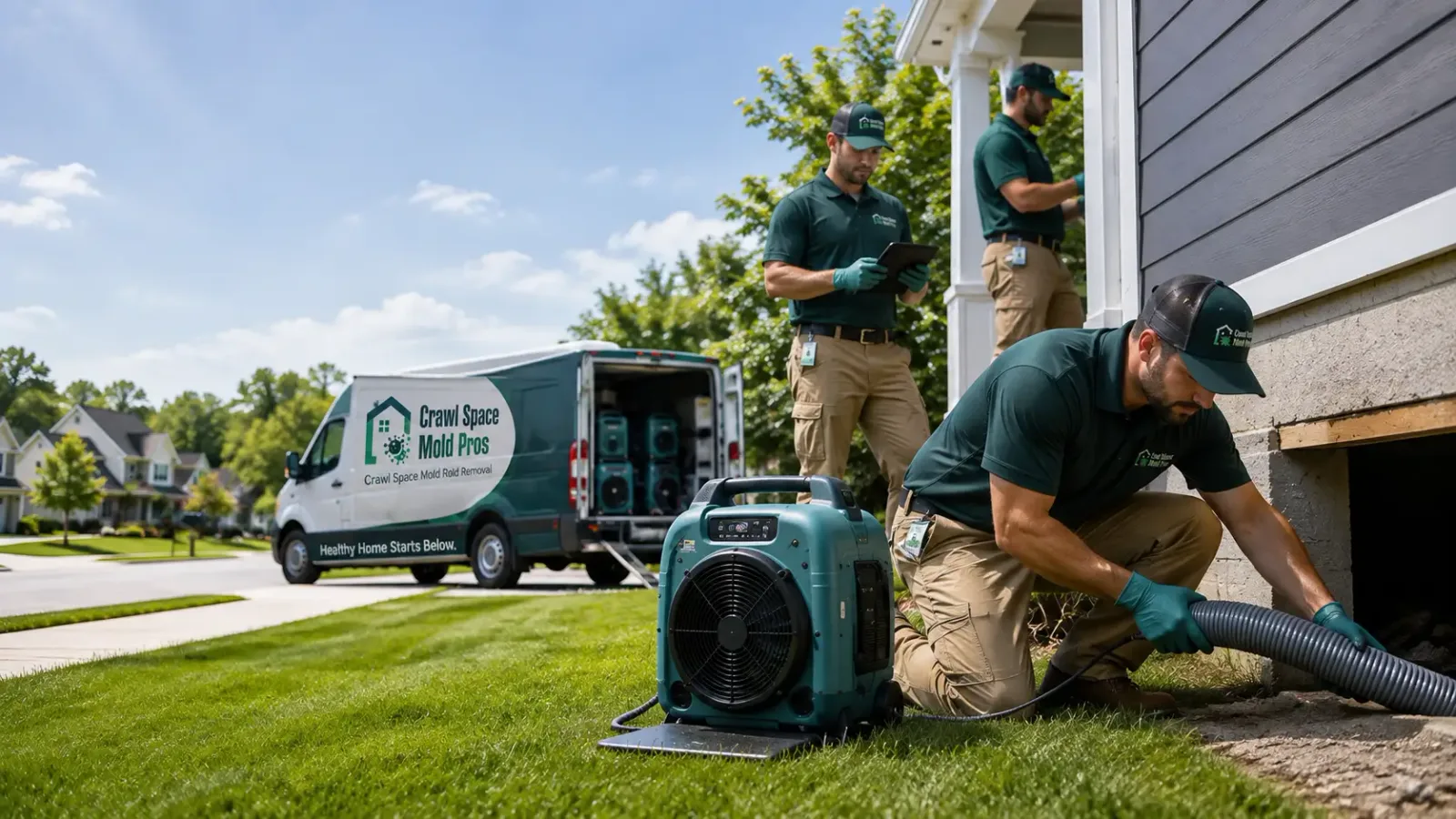 Crawl Space Mold Removal in Lakeville, MA